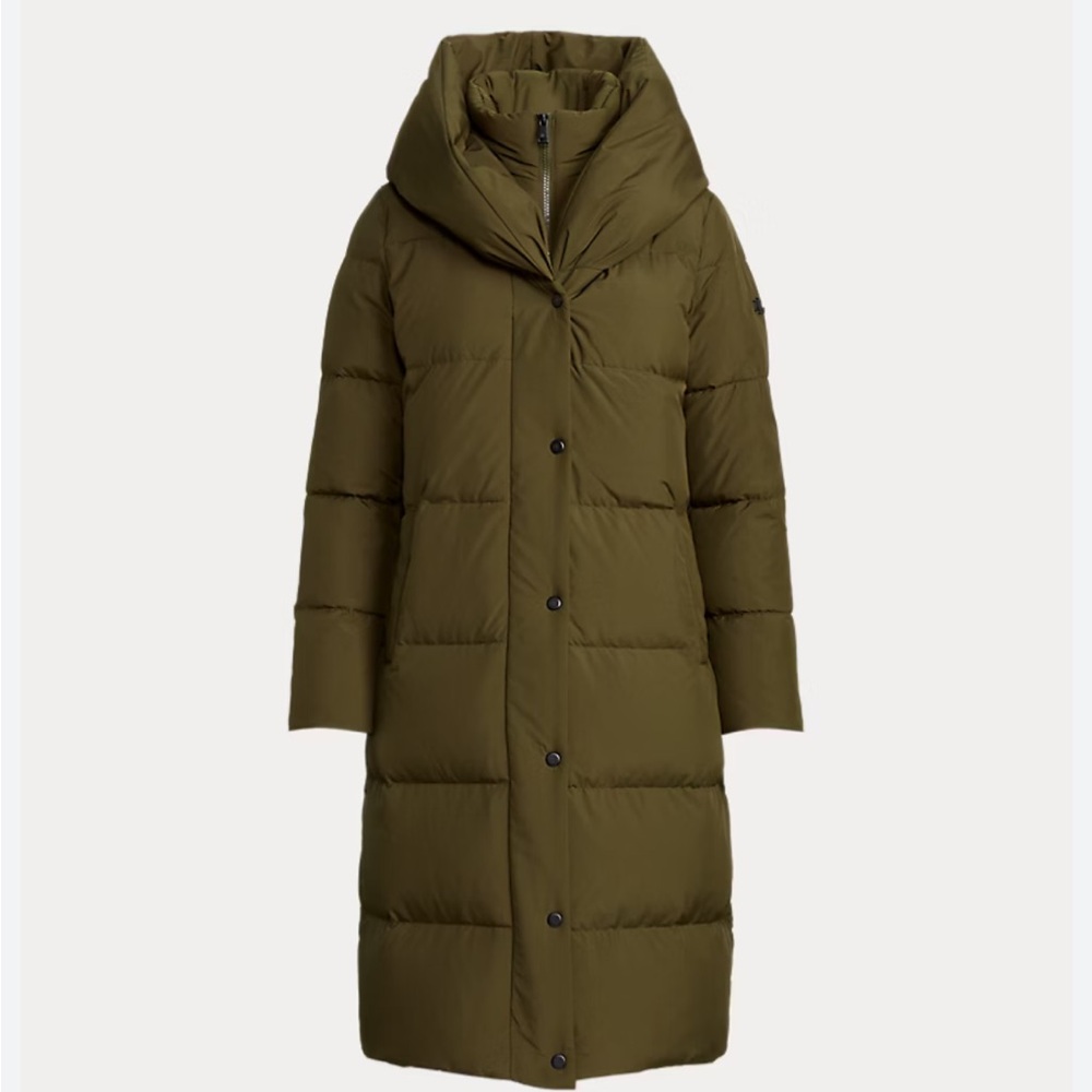 Lauren Ralph Lauren Pillow Hood
Longline Down & Feather Jacket Small - Picture 3 of 13